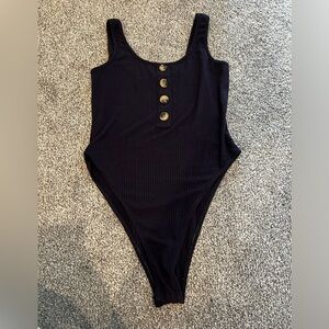 Navy blue bodysuit